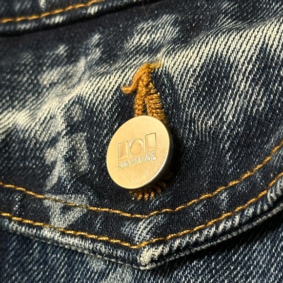 Nahmias Miracle Academy Denim Jacket Coat Long Sleeve - Picture 3 of 7